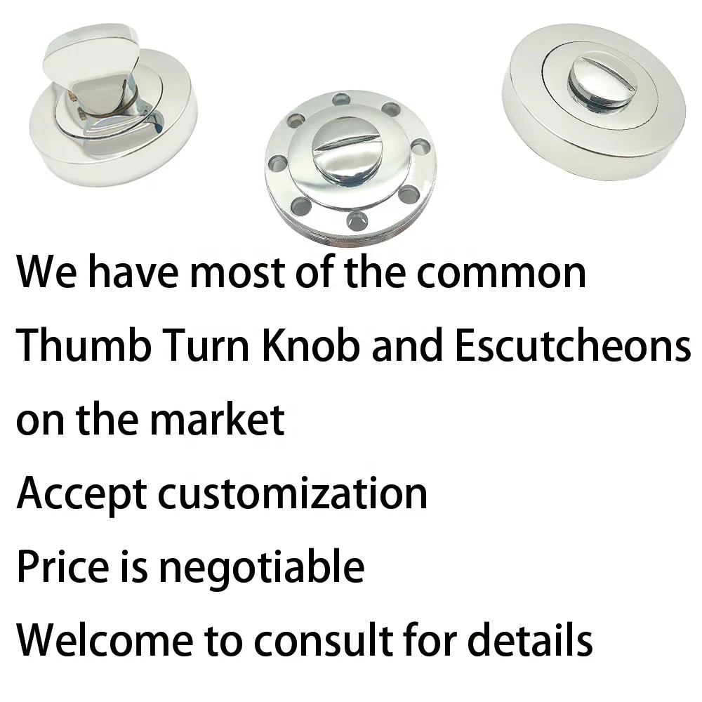 A85 A94 A95 Aluminum alloy Round Square Thumb Turn Knob