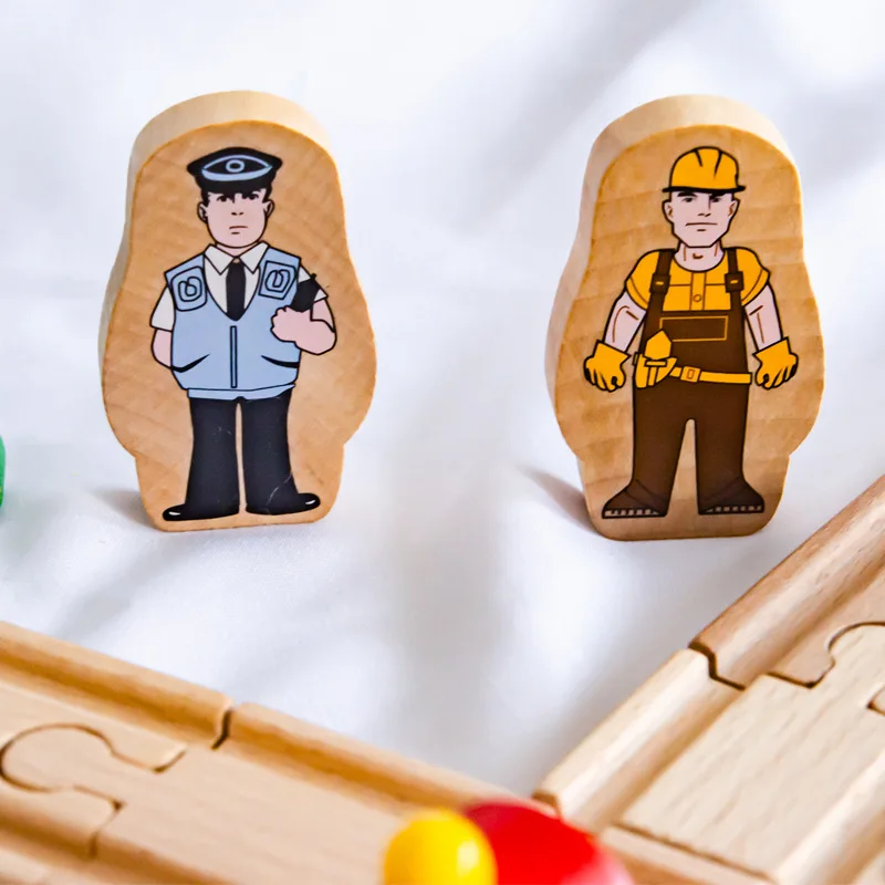 Набор железнодорожных игрушек набор магнитных поездов Обучающие игрушки 2022 деревянные для детей трековая игрушка без батареи 110 В