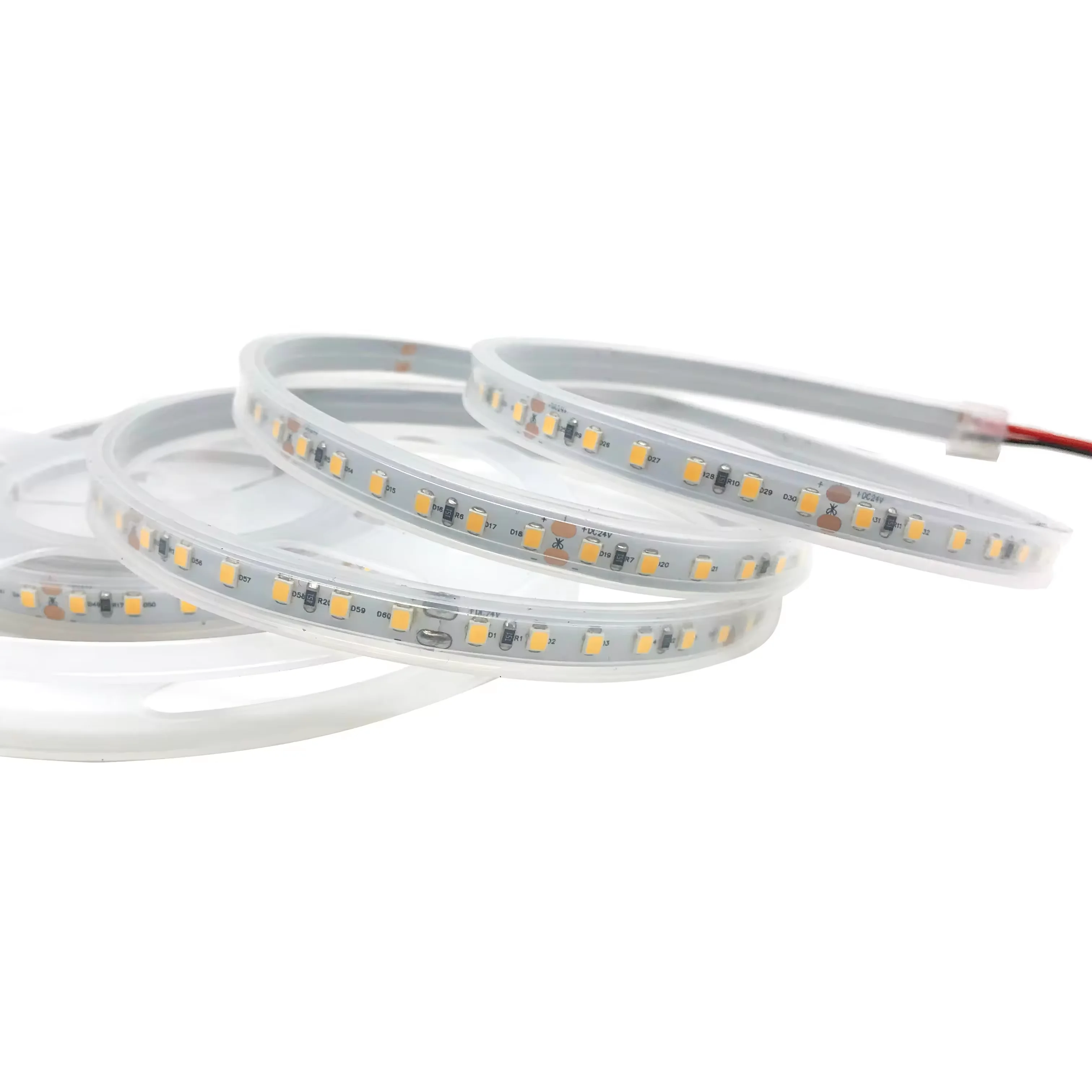 Наружная 2835 Светодиодная лента 12 В 10 Вт Ip68 водонепроницаемая гибкая светодиодная мягкая 3528