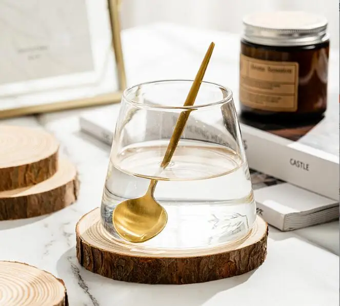 Wholesale Unfinished Wood Rounds Natural Thicken Slab with Bark Pine Wood Candle Holder