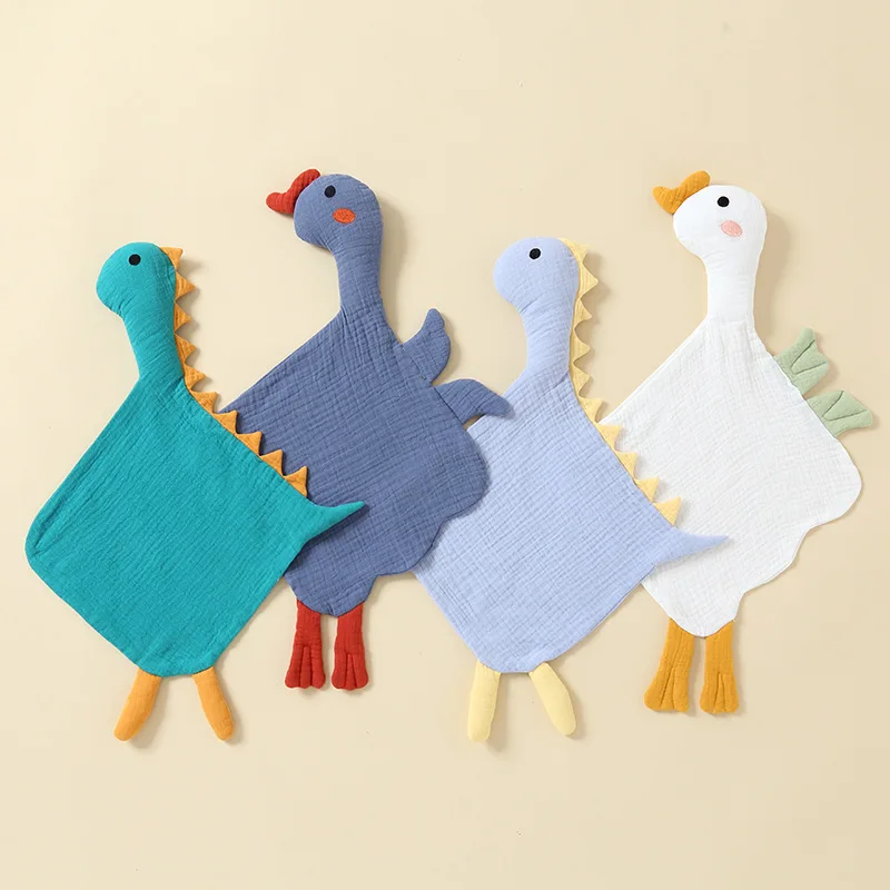 Stuffed Animal Cute Dinosaur Baby Security Blanket Wholesale Cozy High Quality Material Toys Baby