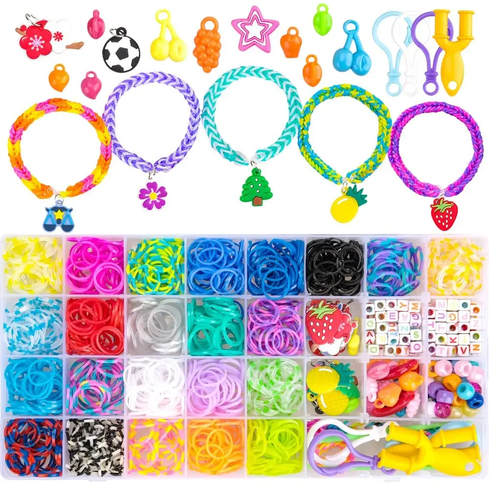 Kids Educational Toy  Rubber Bands Loom Set for Crafts Educational Toys