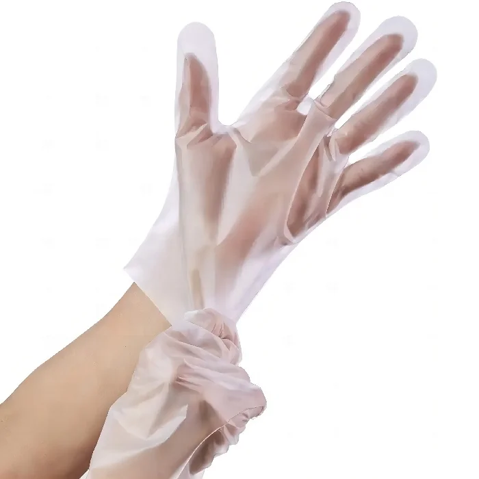 China Factory 1.2g Cheap Price Good Quality Disposable Type TPE Hand Glove