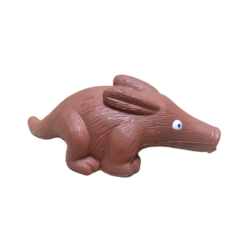 Custom squishy promotional custom PU Anteater anti stress reliever ball PU stress ball Anti stress Anteater