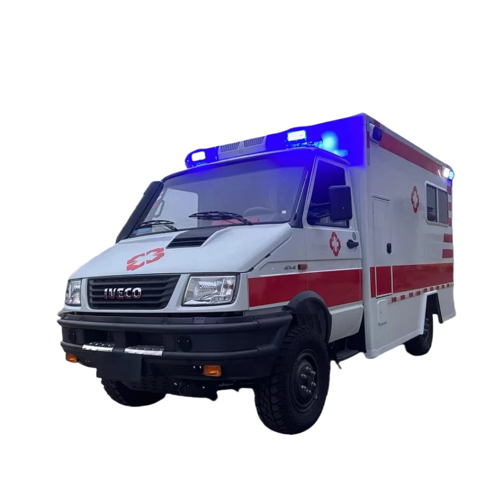 brand new 4x4 4*2 box ambulance high quality brand new box ambulance truck