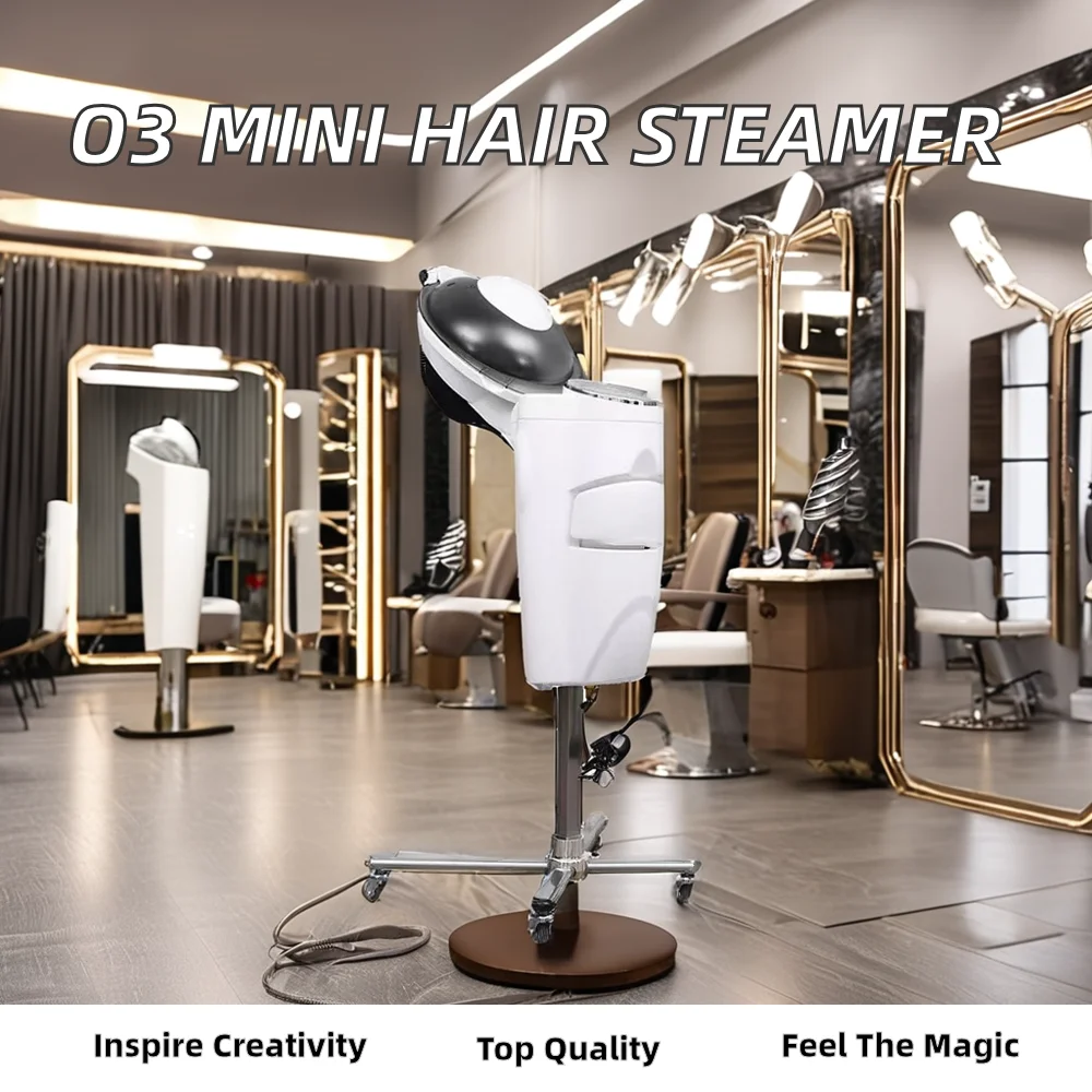 Portable O3 Micro Mist Hair Steamer Mini Stand Style Micromist Hair Steamer for Beauty Salon & Home Use