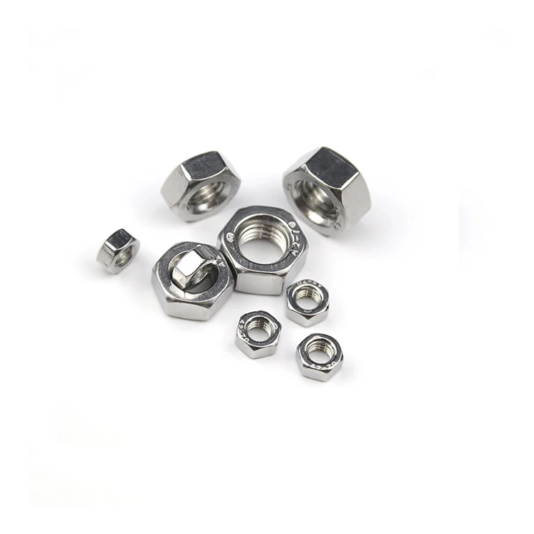High Quality Heavy Industry Stainless Steel Nylon Insert Hexagon Flange Lock Nut