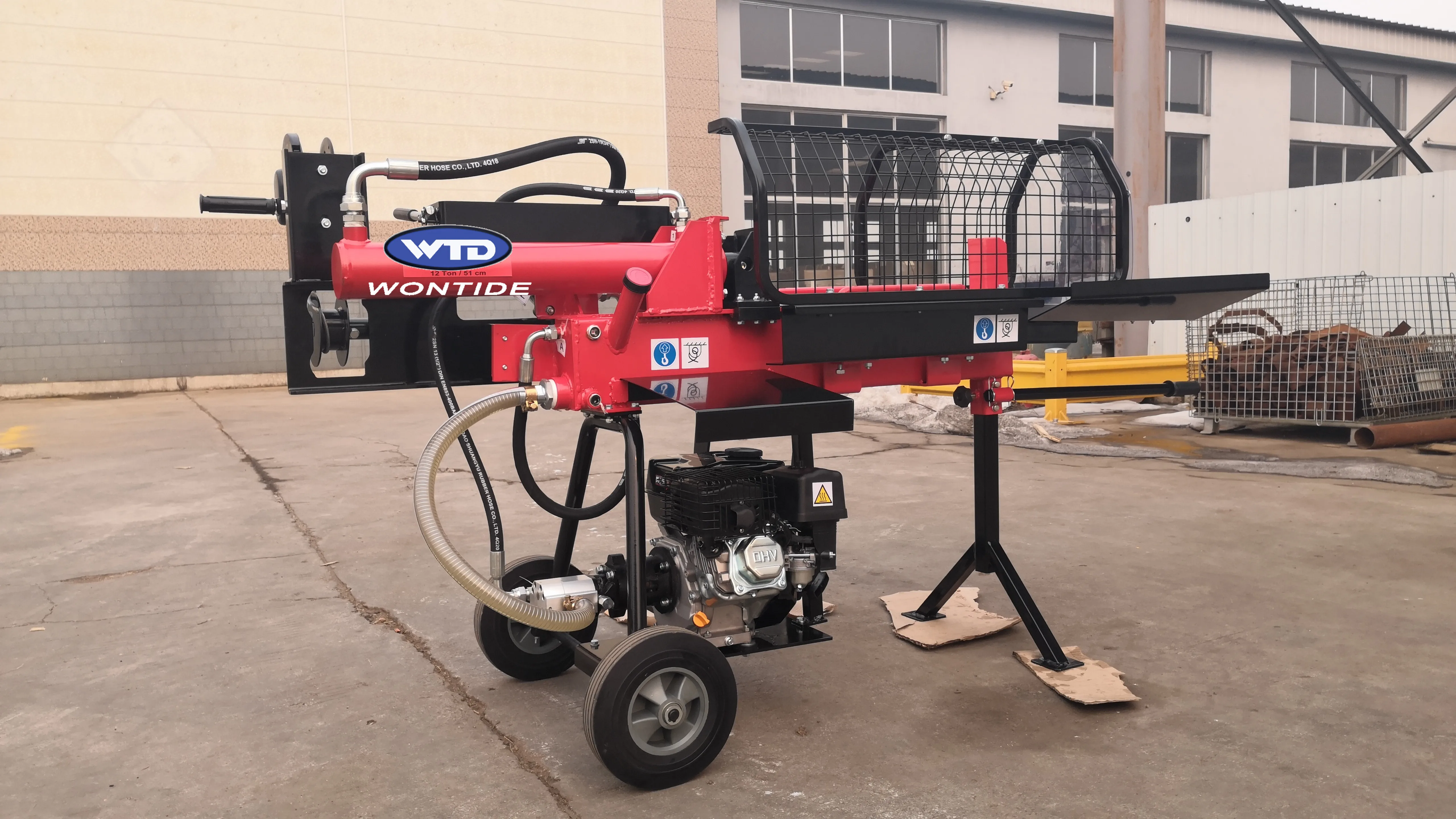 12Ton Gasoline Engine long leg Fast Log Splitter