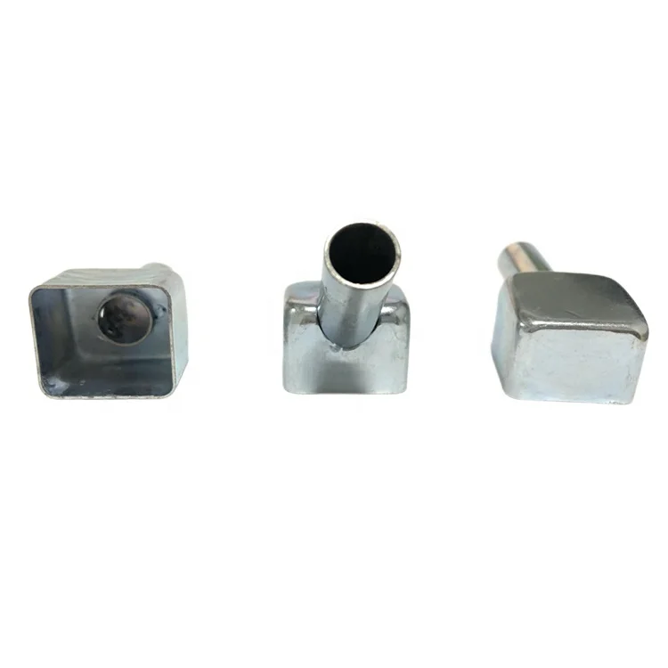 Steel Connection Caps Sheet Metal Fabrication Metal Stamping Drawing Zinc Plating Heater Parts