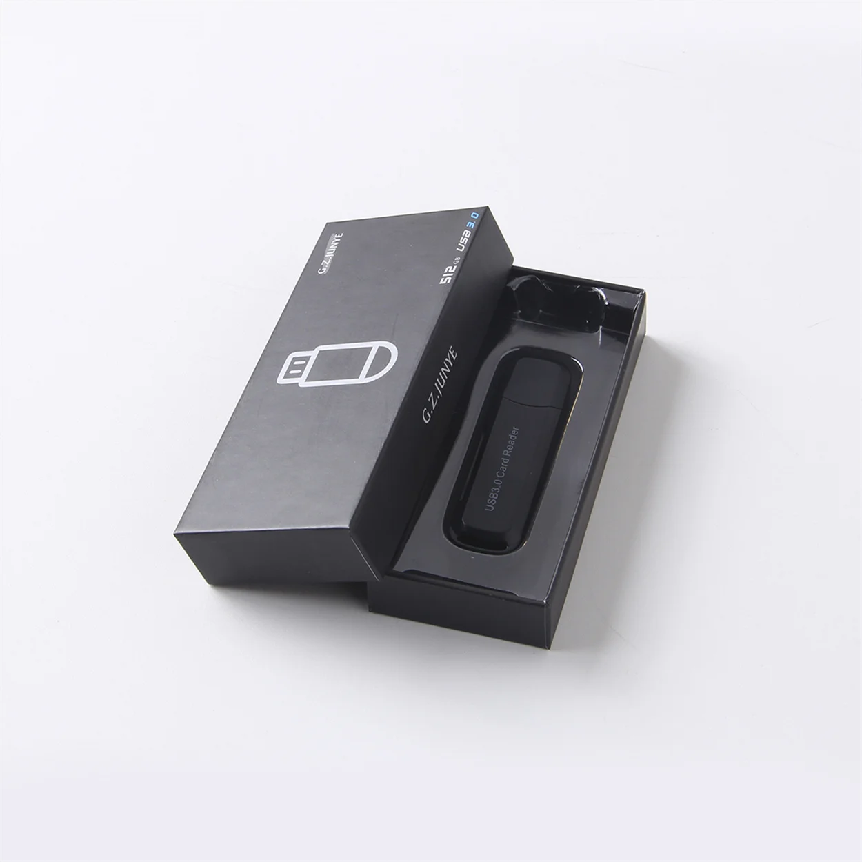 Eco-Friendly Factory Wholesale  Gift Box Recyclable USB Flash Drive Logo Laser Printing Packaging Good Price  paper package box