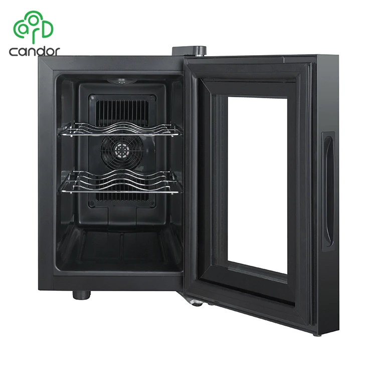 Заводской заказной домашний горизонтальный современный охладитель вина 6 бутылок с полупроводниковым охлаждением