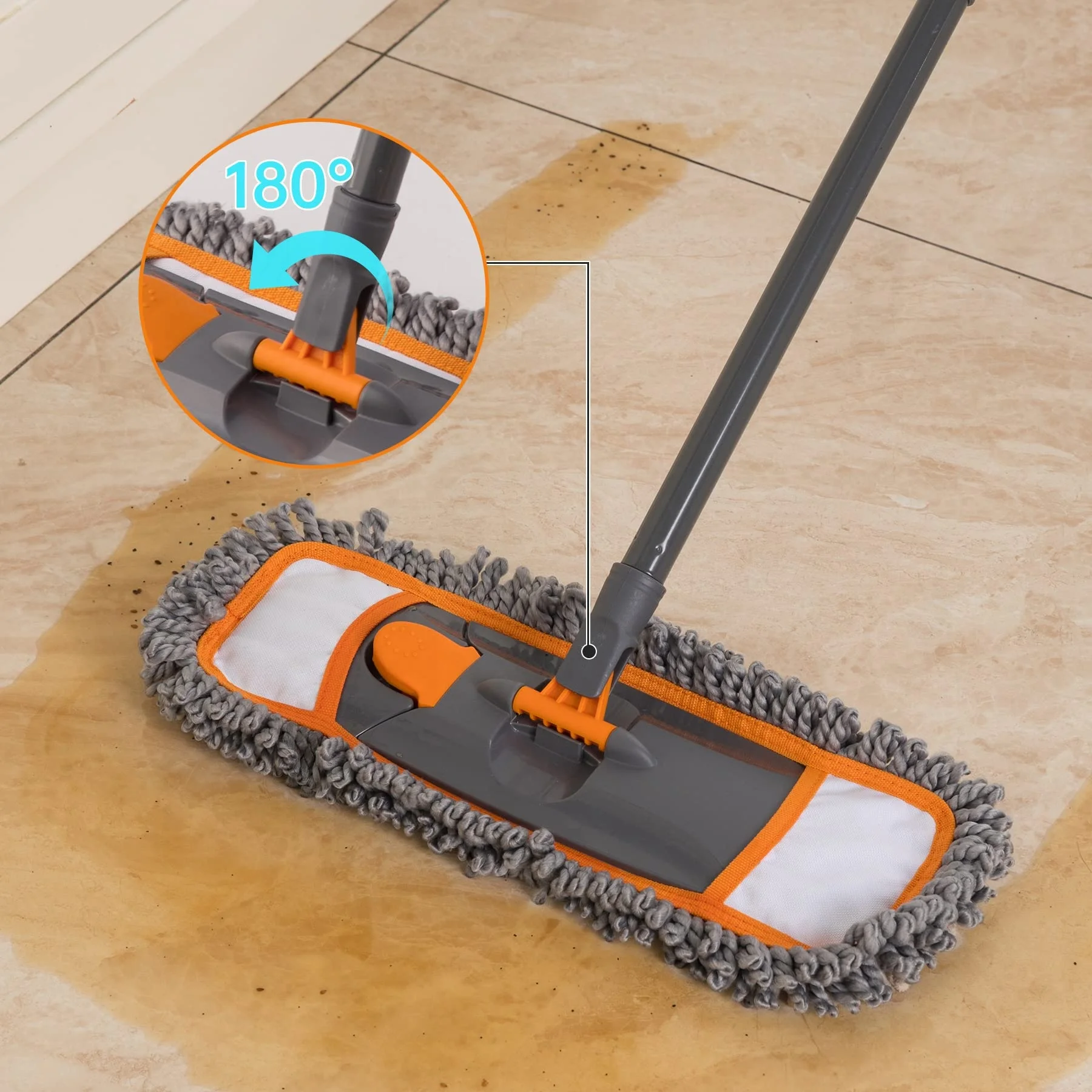 Microfiber Mop Replacement Pad for Wet Mopping Dust Mop