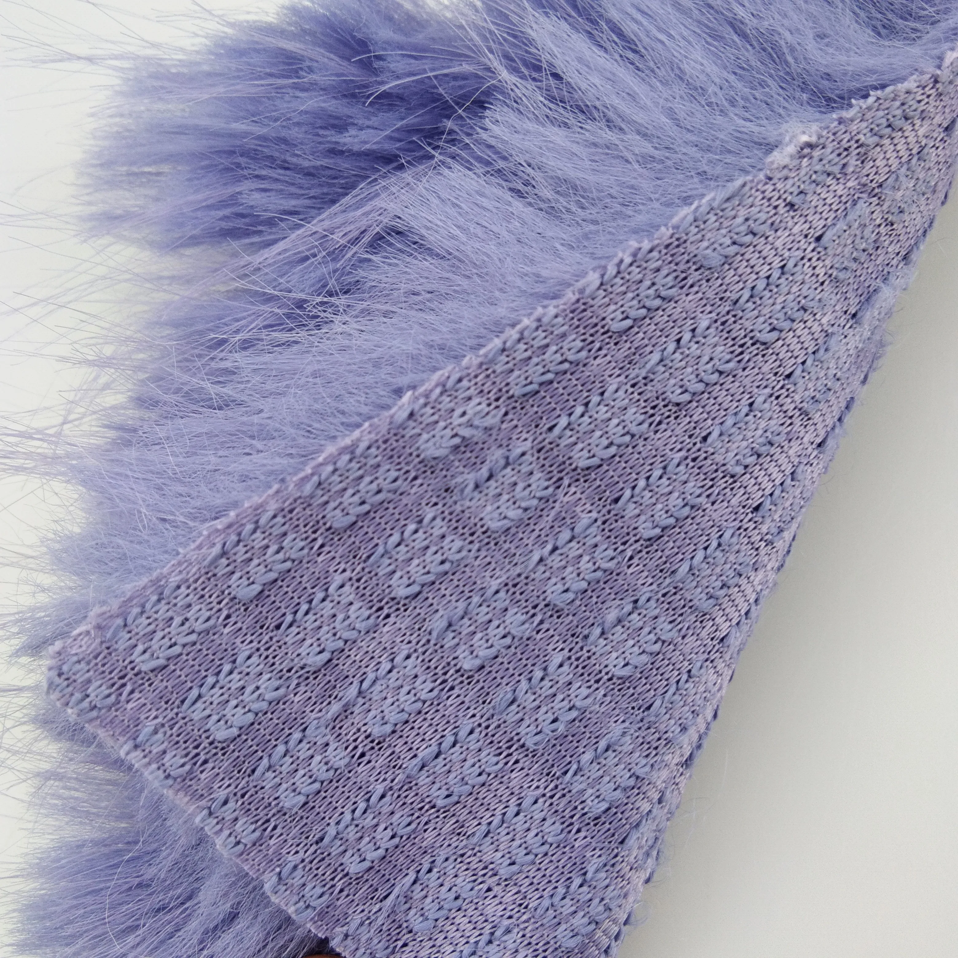 In stock Soft Jacquard Long Hair Rabbit Faux Fur Fabric For Garment/Home Textile/Toy