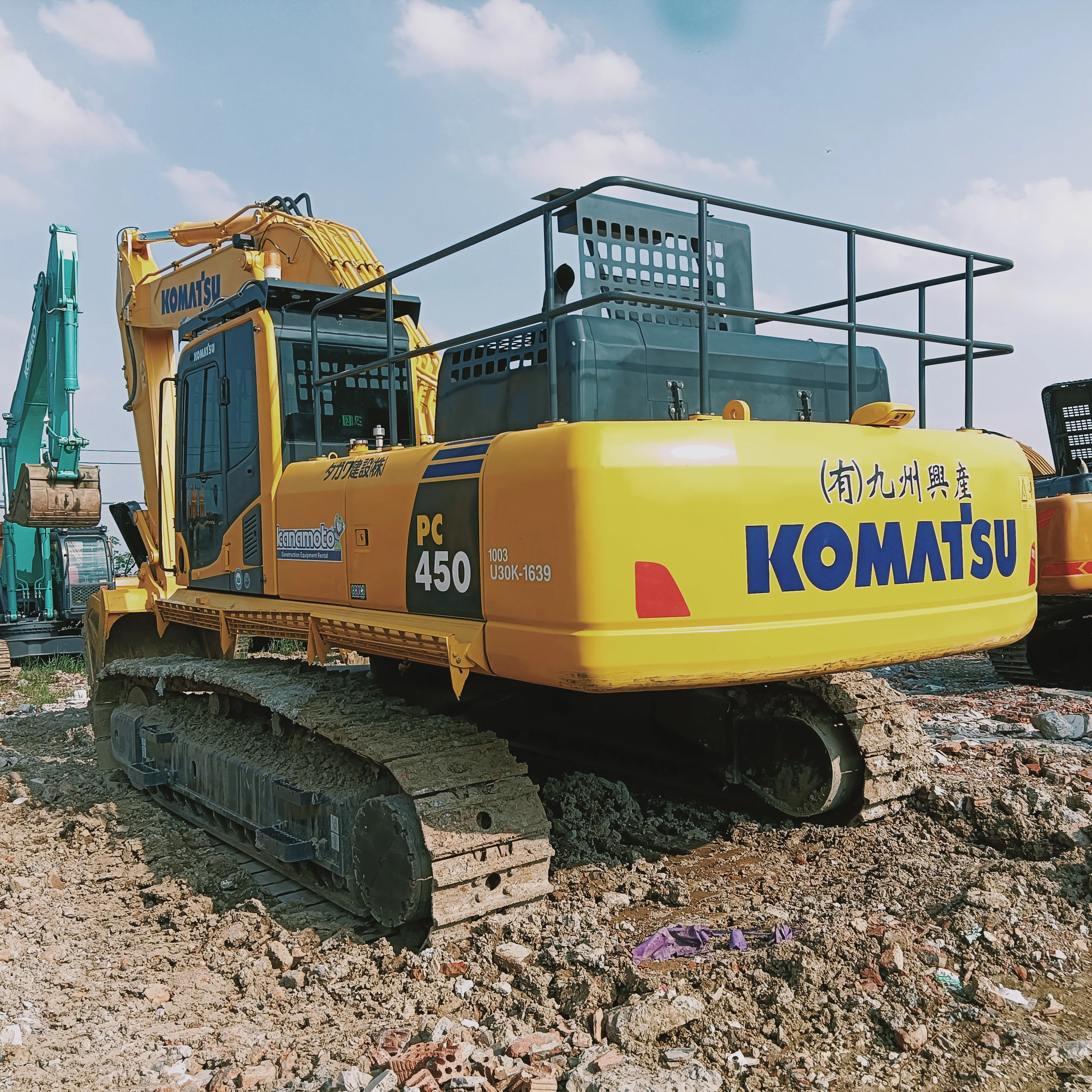 Impoort origin Japan komatsu pc450-8 pc450-7 pc400-8 pc360-7 pc350-7 pc350 big excavator for sale