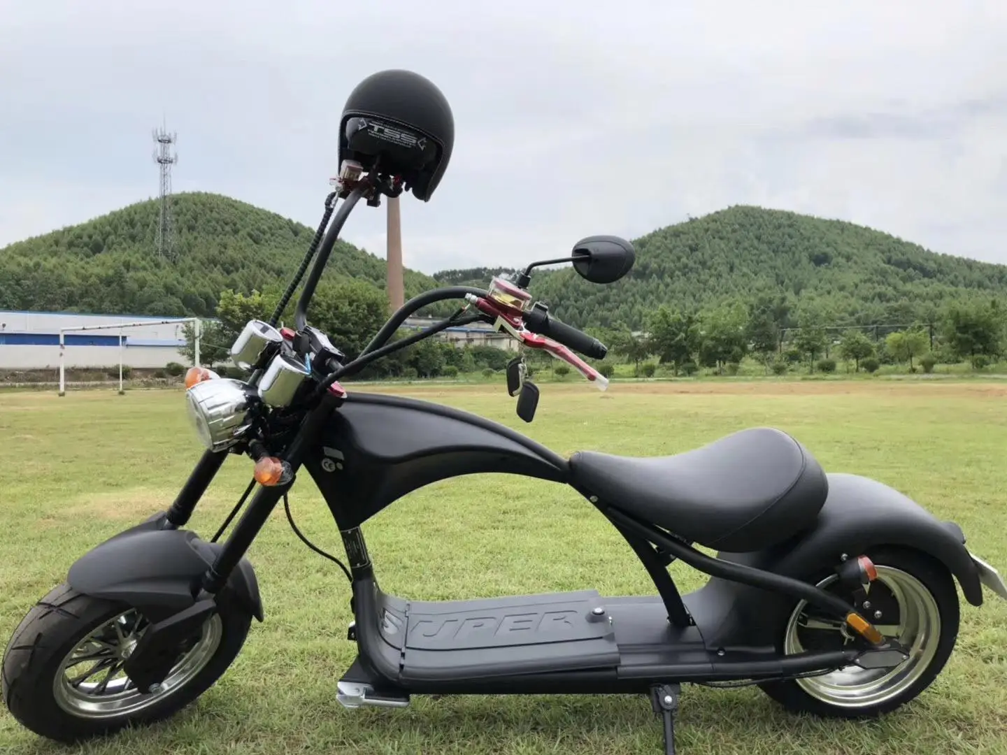 Retail Online Sale New Classic Electro Electronic Scooter Chopper Electric 1500W 60V 12AH