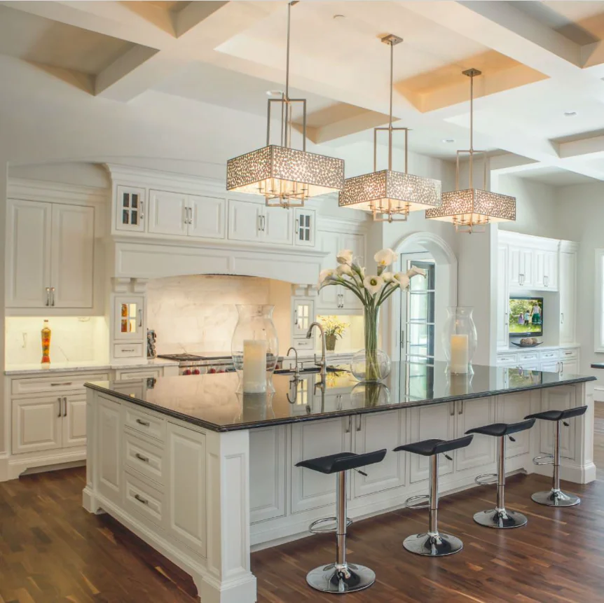 Modern Cheap White Lacquer 3D Kitchen Cabinets Solid Wood Design Made In China