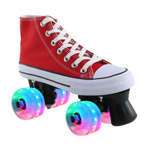 wholesale Unisex Flashing Wheel Skate Roller Shoes Cheap Roller Skate Sport Girl Skating Shoes