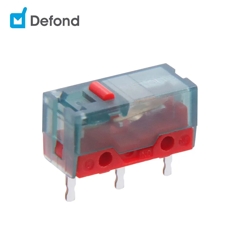 Defond 6V DC 1mA DMP-mega  50m life Gaming Mouse Micro Click Switch  Micro switches for Mouse