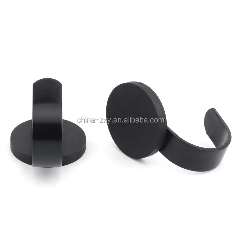 Heavy Duty Metal Magnetic Wreath Holder Hook with Rubber Coated Magnet for Hanging Holiday Decorations on Steel Door