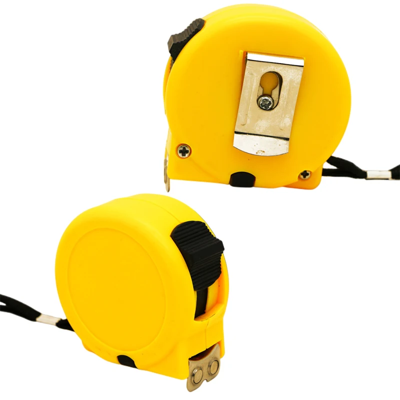 Hot Sale Custom Color/Logo/Size Measuring Tool Metal Metric Measure Tape With Belt Clip