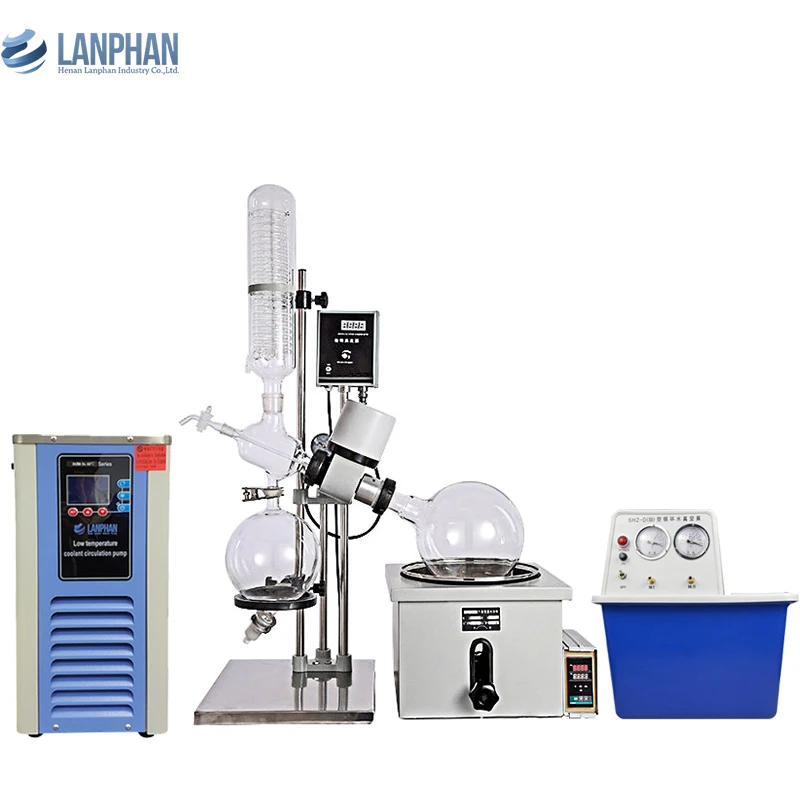 re100 100 l 150l 50l 20l vaccum rotavapor refrigerant pump cooler rotary evaporatr unit for extraction