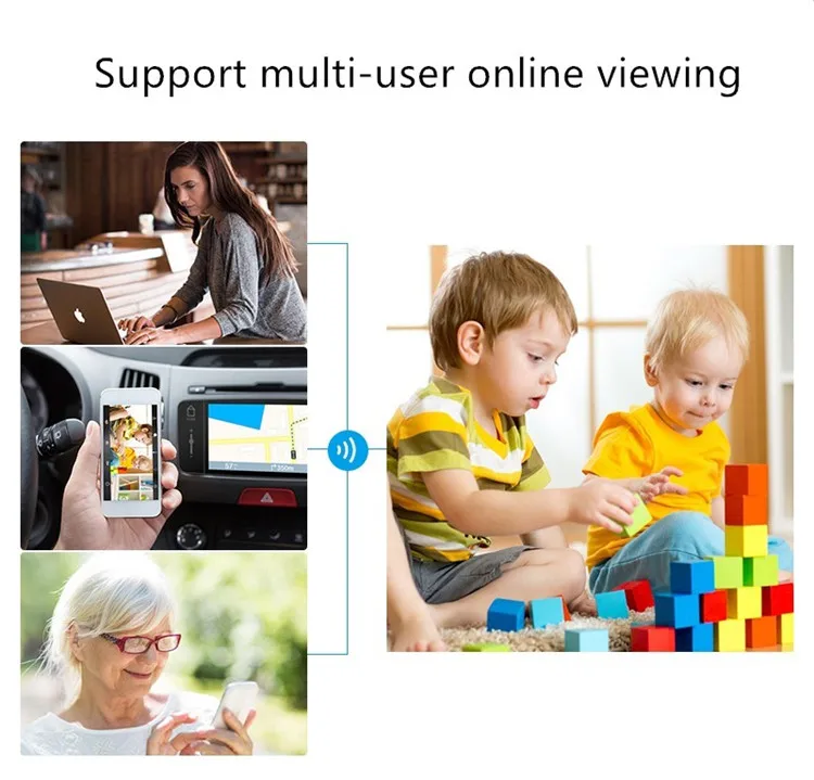 CamHi APP 1080P Two Way Talking Color Night Vision Motion Detection Waterproof Outdoor Wireless WiFi Dome PTZ Security Camera