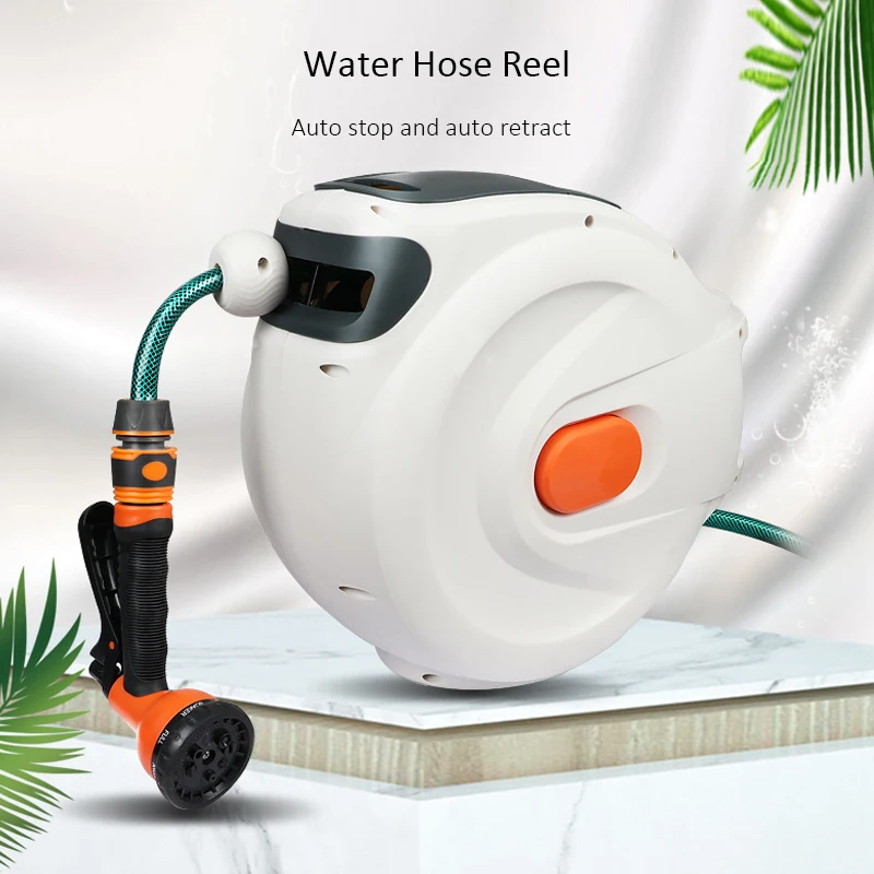 10M Auto stop and auto retractable wall mounted Water Hose Reel