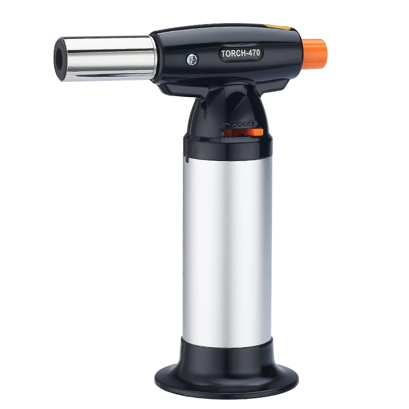 High power refillable heating kitchen lighter chef cooking flame blow torch BS-470