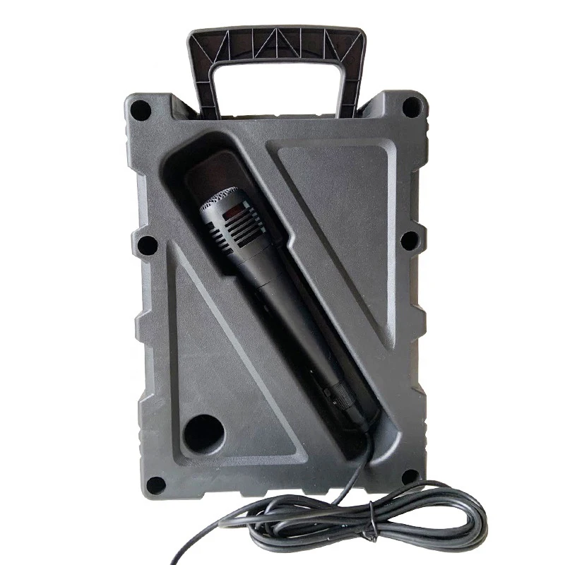 High Quality BT Trolley Speaker  Audio System Sound  Wireless Speaker Party  Rechargeable Battery Trolley Speaker With Rgb Light