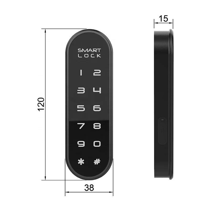 Furniture Smart Cabinet Locks Keyless Cabinet Furniture Digital Lock for Drawer Locks
