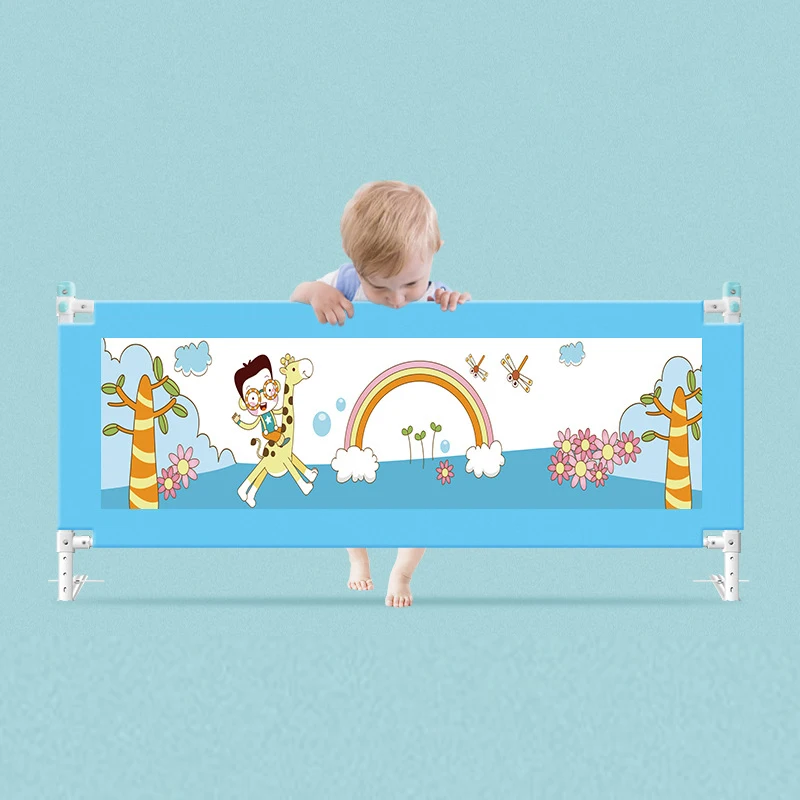Amazon Hot Selling Bed Crib Barrier Gate Guard Bed Rail For Baby Protective
