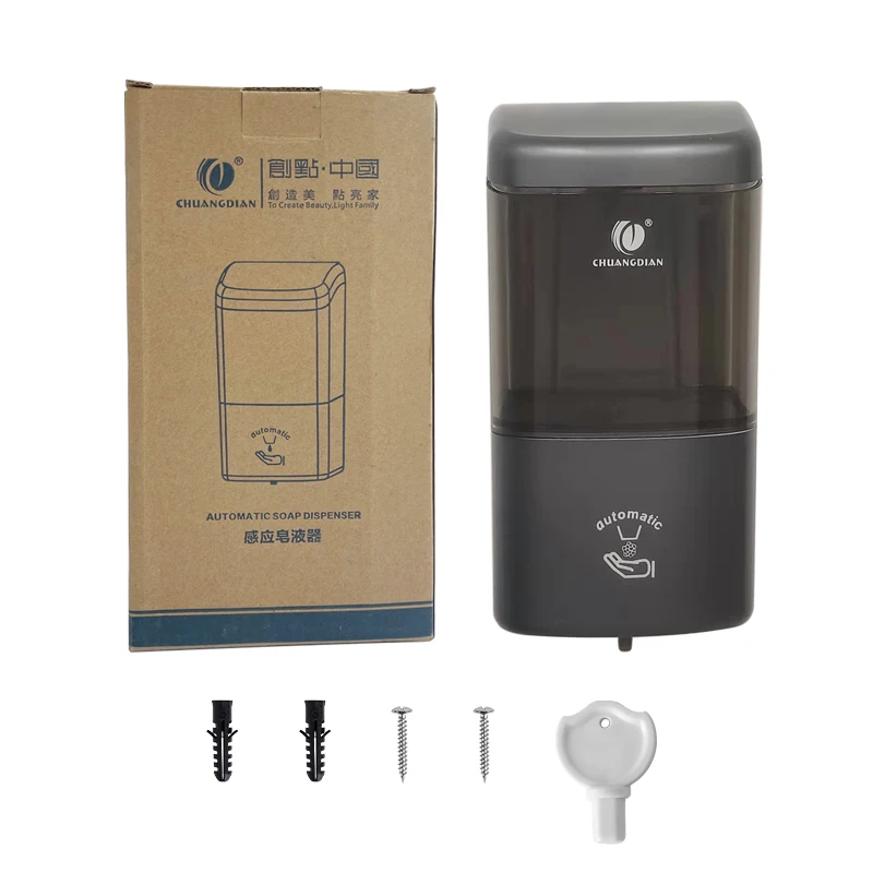 CD PANG touchless soap dispenser 600ml wall soap dispenser automatic refill induction soap dispenser