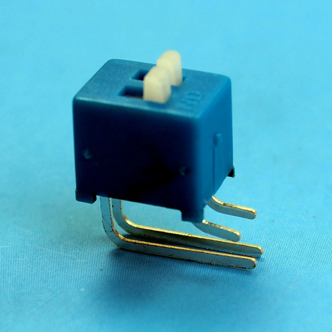 Factory Outlet SS- Series Side dial single row 3 pin micro slide switch 2-speed horizontal plug-in switch DC 50V 500mA