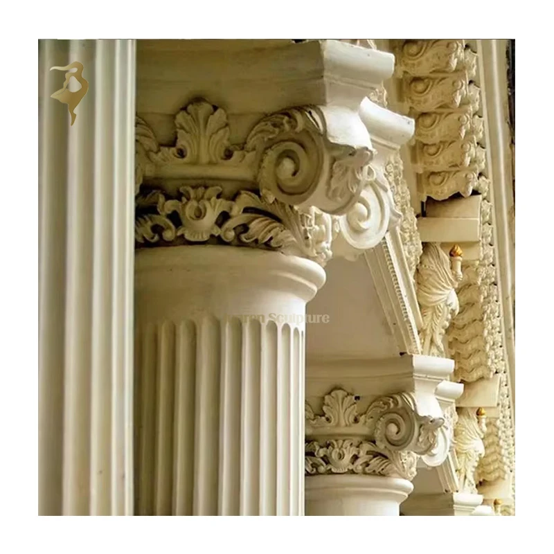 Декоративные каменные столбы и колпачки для внутренних в доме