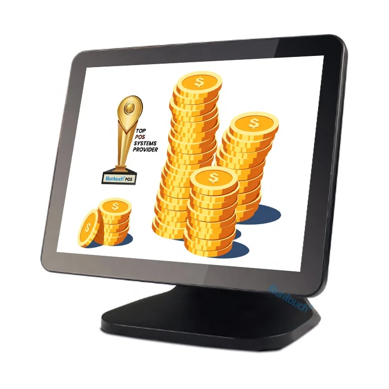 RunTouch Pos EPOS 15.6 Inch Cash Register Touch Screen All-In-One System POS Machine Computer POS Point Of Sale