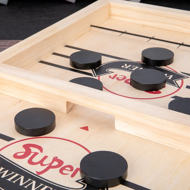 2021 Table Hocked Paced Sling Puck Board Game Fast Sling Puck Winner Party Game Adult Child Family Desktop Battle Board Game