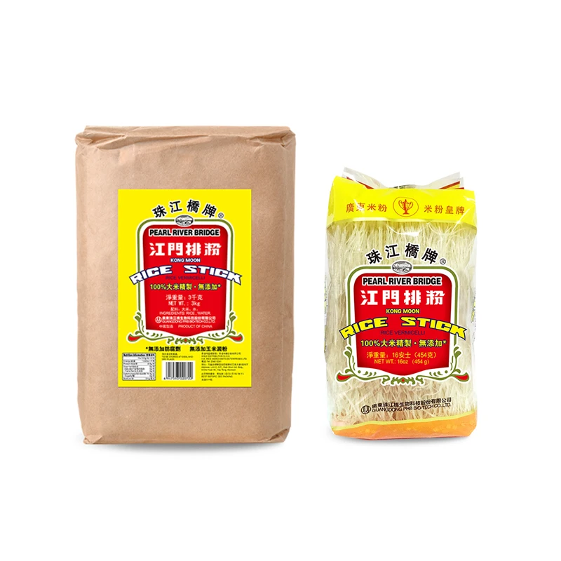 PRB Kong Moon Rice Stick 3kG Pearl River Bridge Brand Instant Noodles Rice Noodles