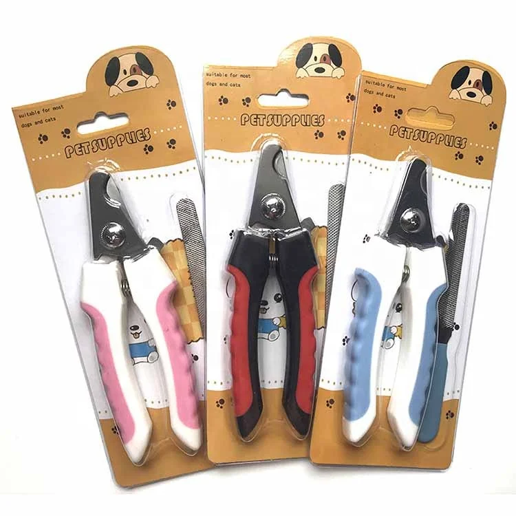 Pet Nail Clipper Cutter Scissors Set Stainless Steel Grooming Clippers Professional Dog Nail Clipper