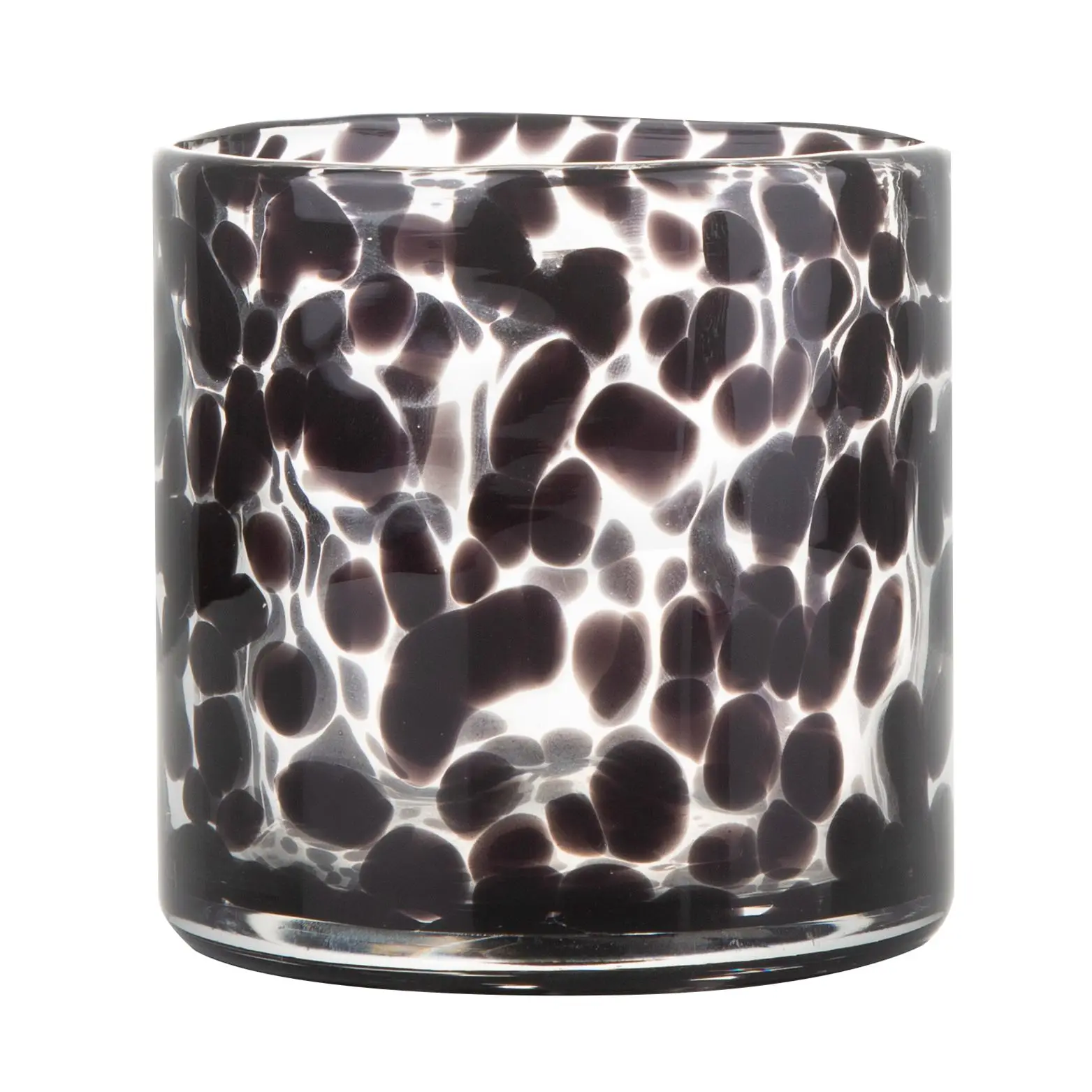 Hot Selling Nodic Luxury Hand Made Mouth Blown Cylinder Home Decoration Glass Candle Jars