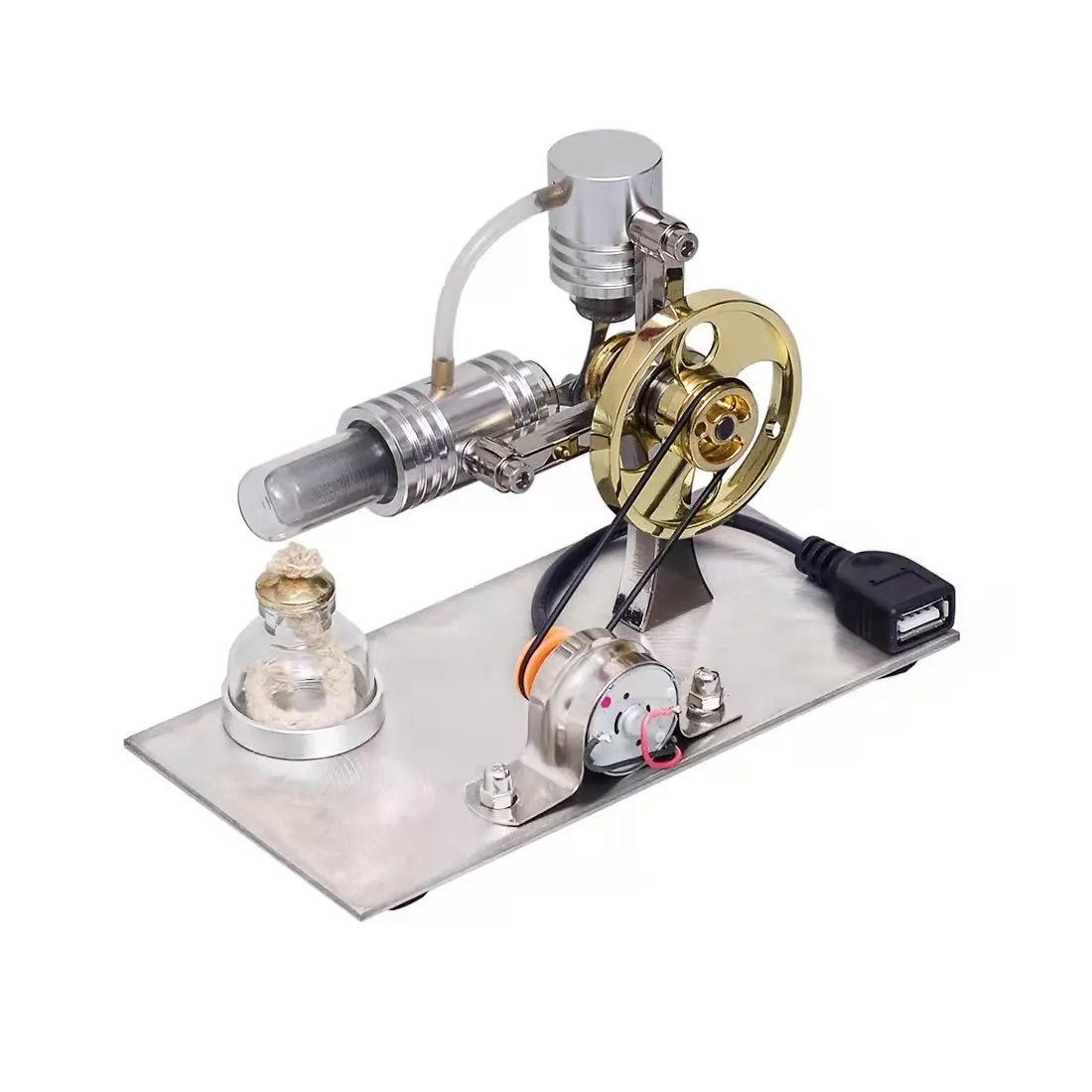 Stirling engine model steam Physics Science and Technology science experiment toy model