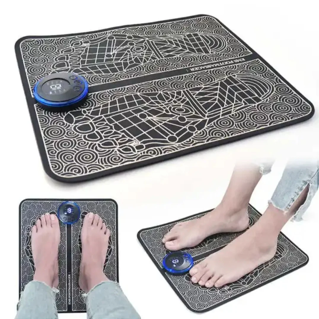 Leading Folding Foot Massage Pad Acupoints Stimulator Ems Massage Foot Mat Ems Foot Massager With Remote Control