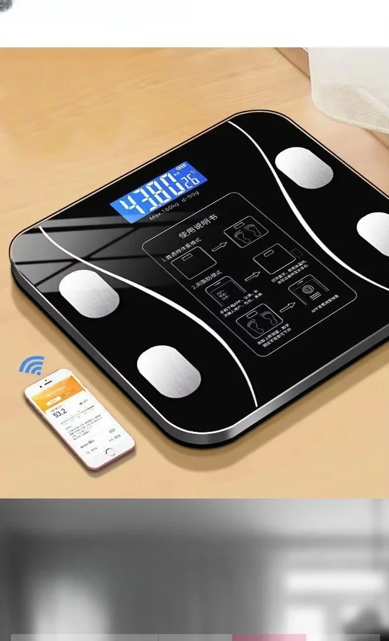 Smart Mode Home Weight Scale Ultra-Precise Digital Electronic Body Fat Scale for Body Management and Fat Loss