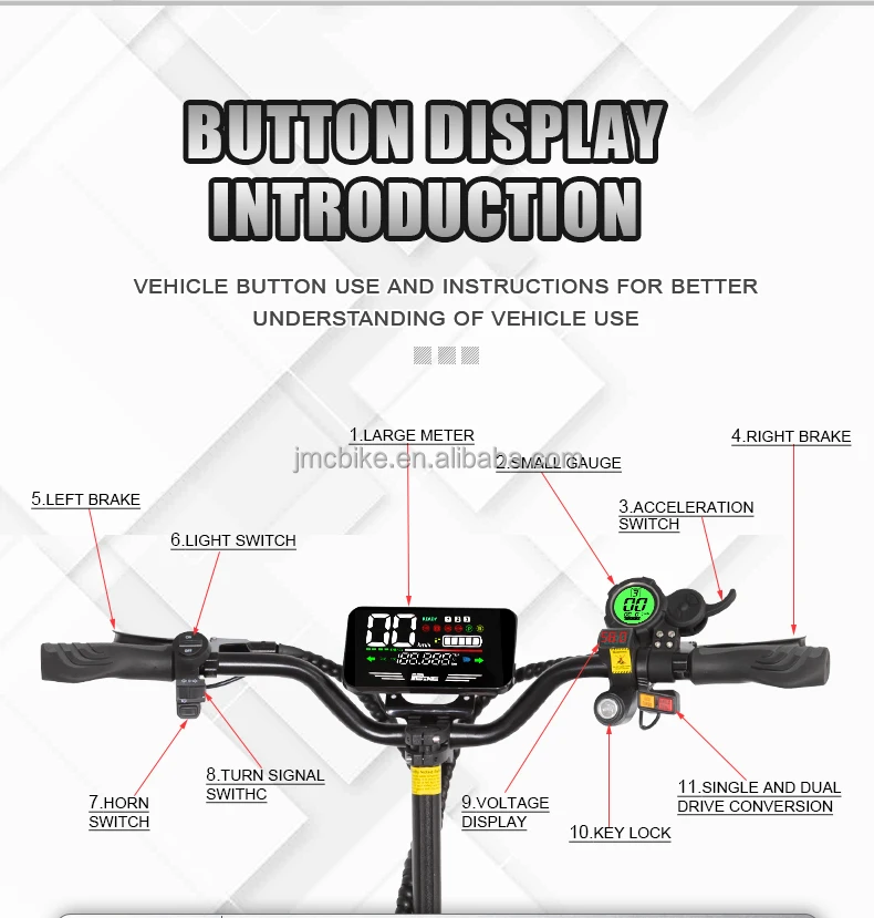 Eu Warehouse 100% Original Big Wheel 2800W*2 38Ah Adult Folding Fat Tire Electric Off Road Scooter