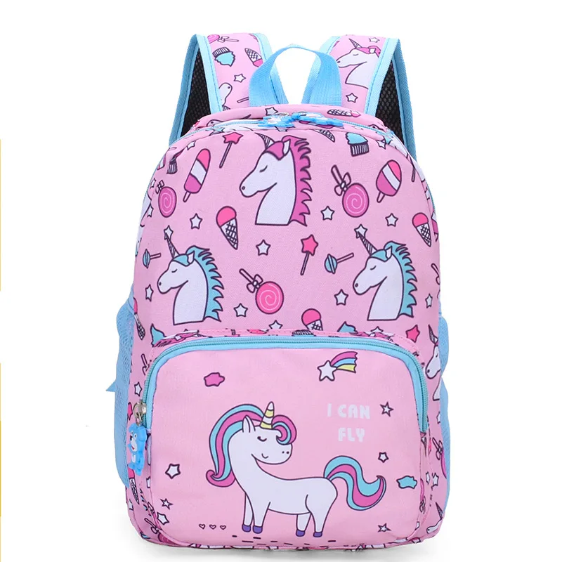 
Manufacturer custom 2019 new children backpack 3-6 year old baby cute cartoon small school bag kindergarten school bag 