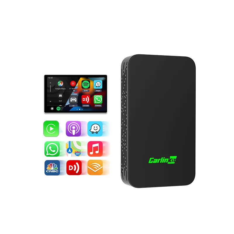 OEM ODM carlinkit 5.0 Portatil Car Gadgets Wireless Android Auto stereo CarPlay smart portable ai box carlink 50 car play