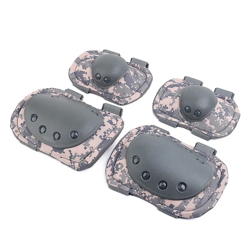 Knee pads  fans real CS equipment tactical knee pads elbow pads outdoor  male riding protective gear