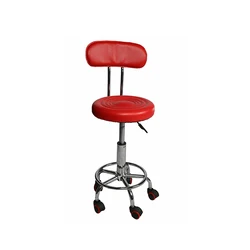 Adjustable height Swivel Stainless Steel Modern Bar Stools Chairs With Back