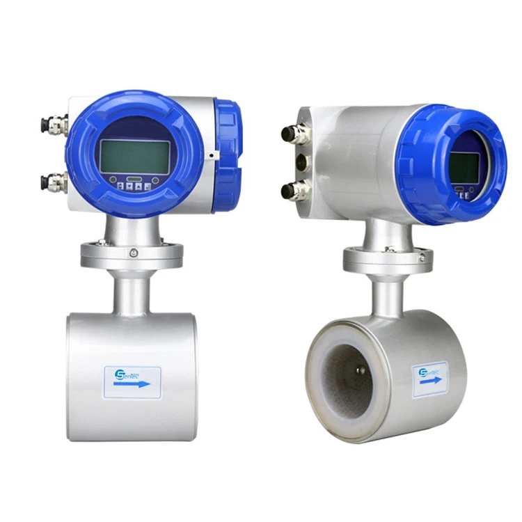 SENTEC FME800 OEM Digital Water Liquid Oil Pulse 4-20mA RS485 Electromagnetic Flow Meter Price Magnetic Flow Meters