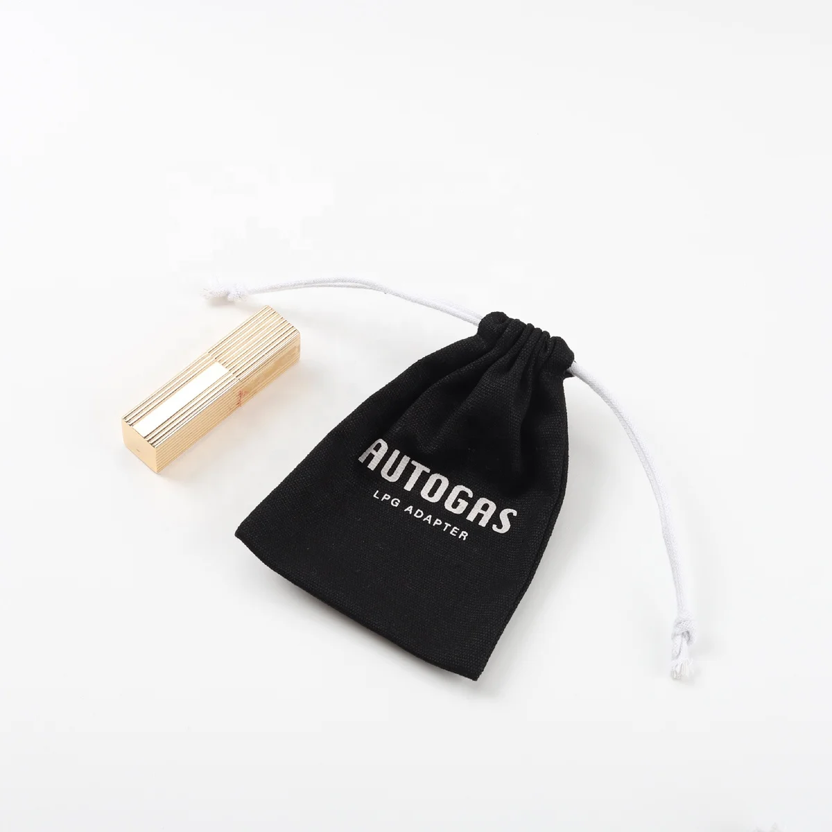 Высококачественный маленький плотный холщовый Подарочный упаковочный пакет из органического хлопка с кулиской для ювелирных изделий