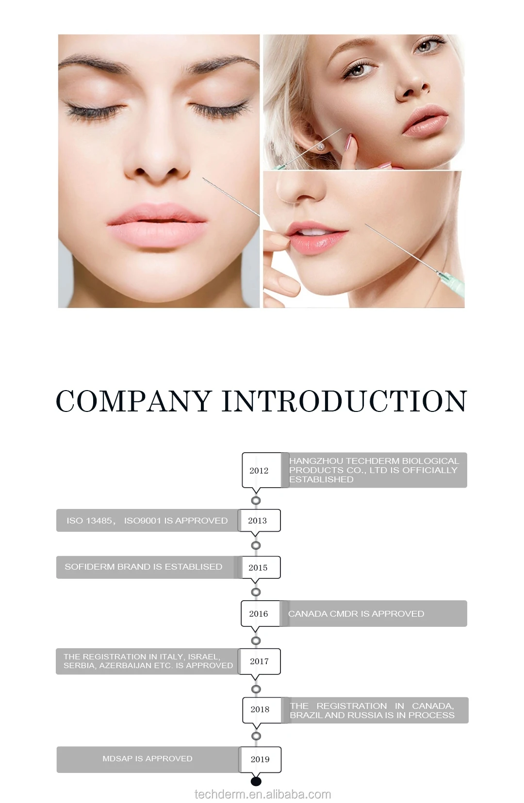 Sofiderm deep 1ml facial filler cross linked hyaluronic acid gel injections